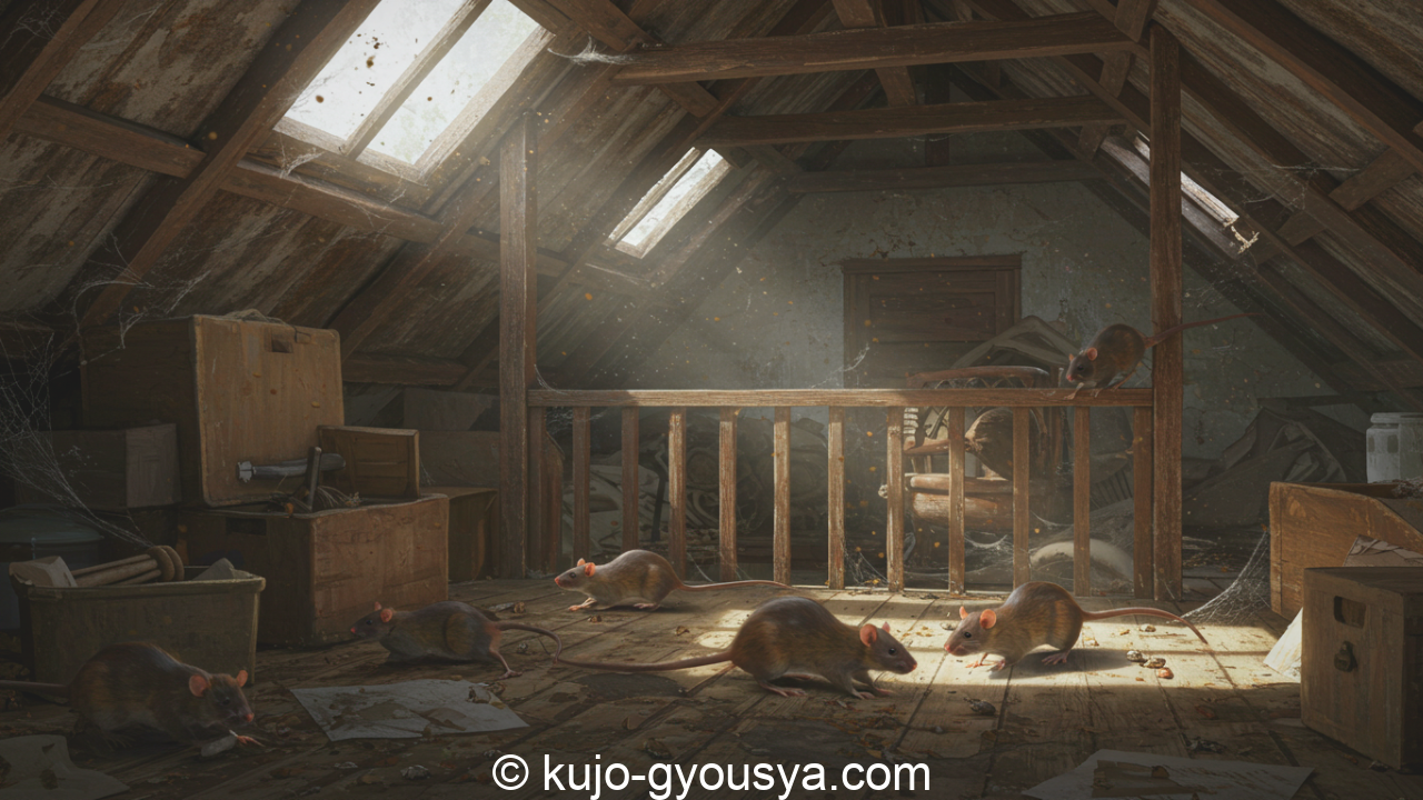 天井裏 害獣駆除