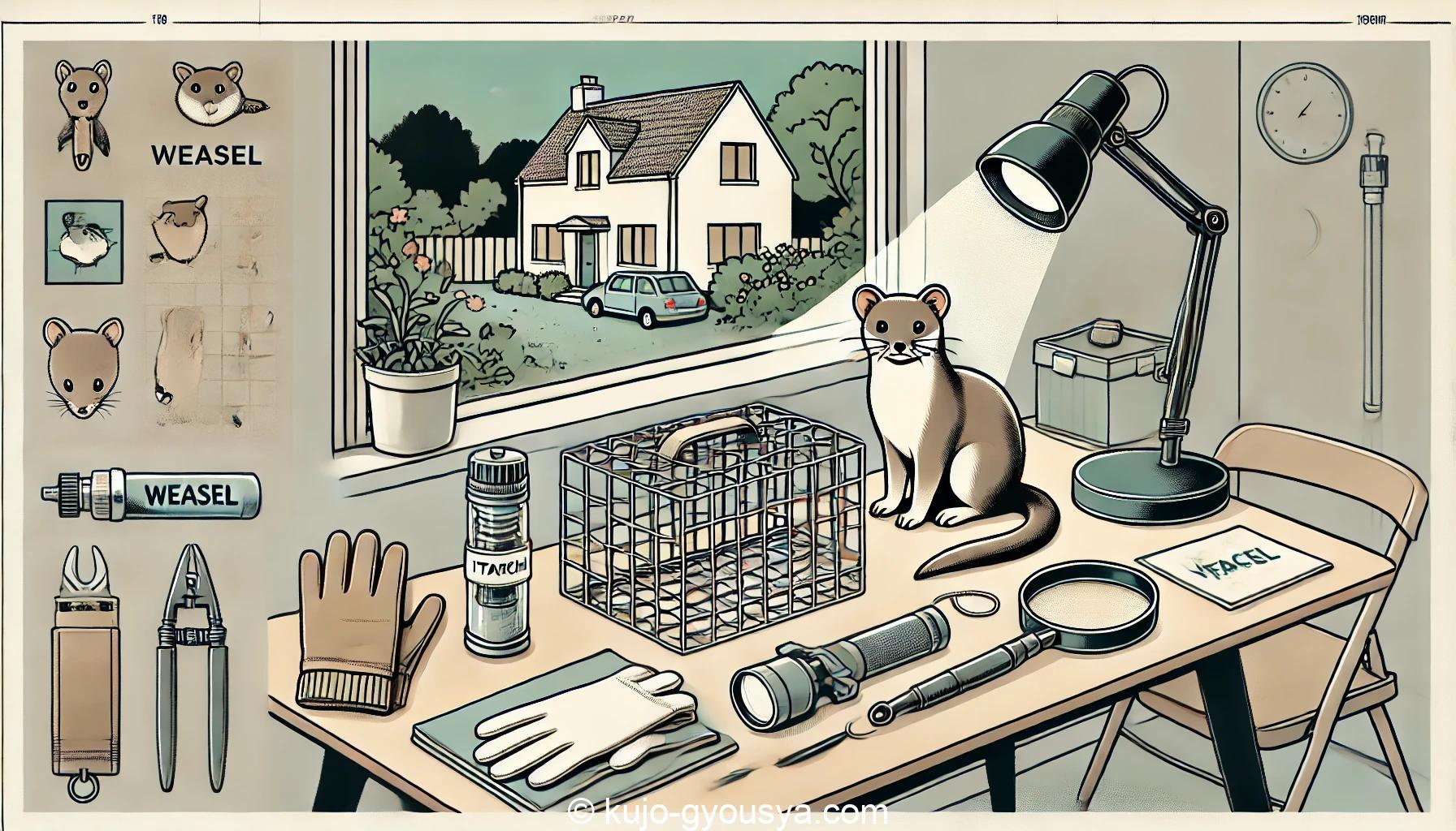 イタチ 駆除 diy