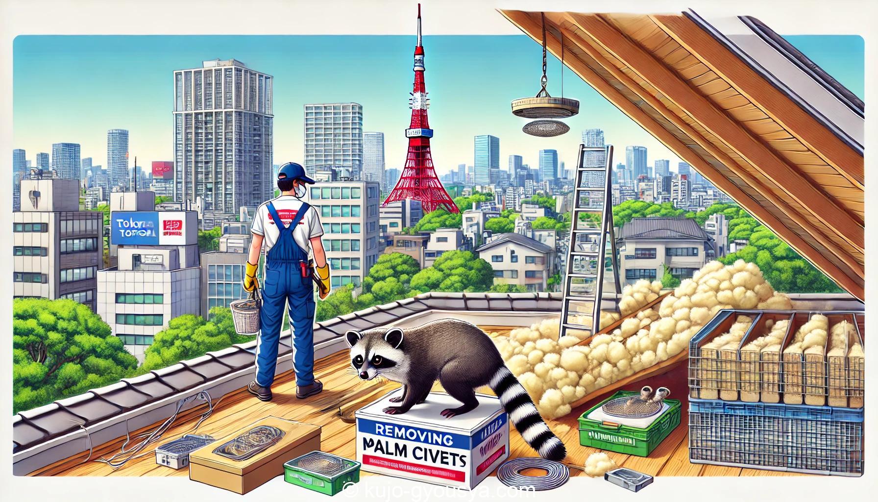 ハクビシン 駆除 渋谷区