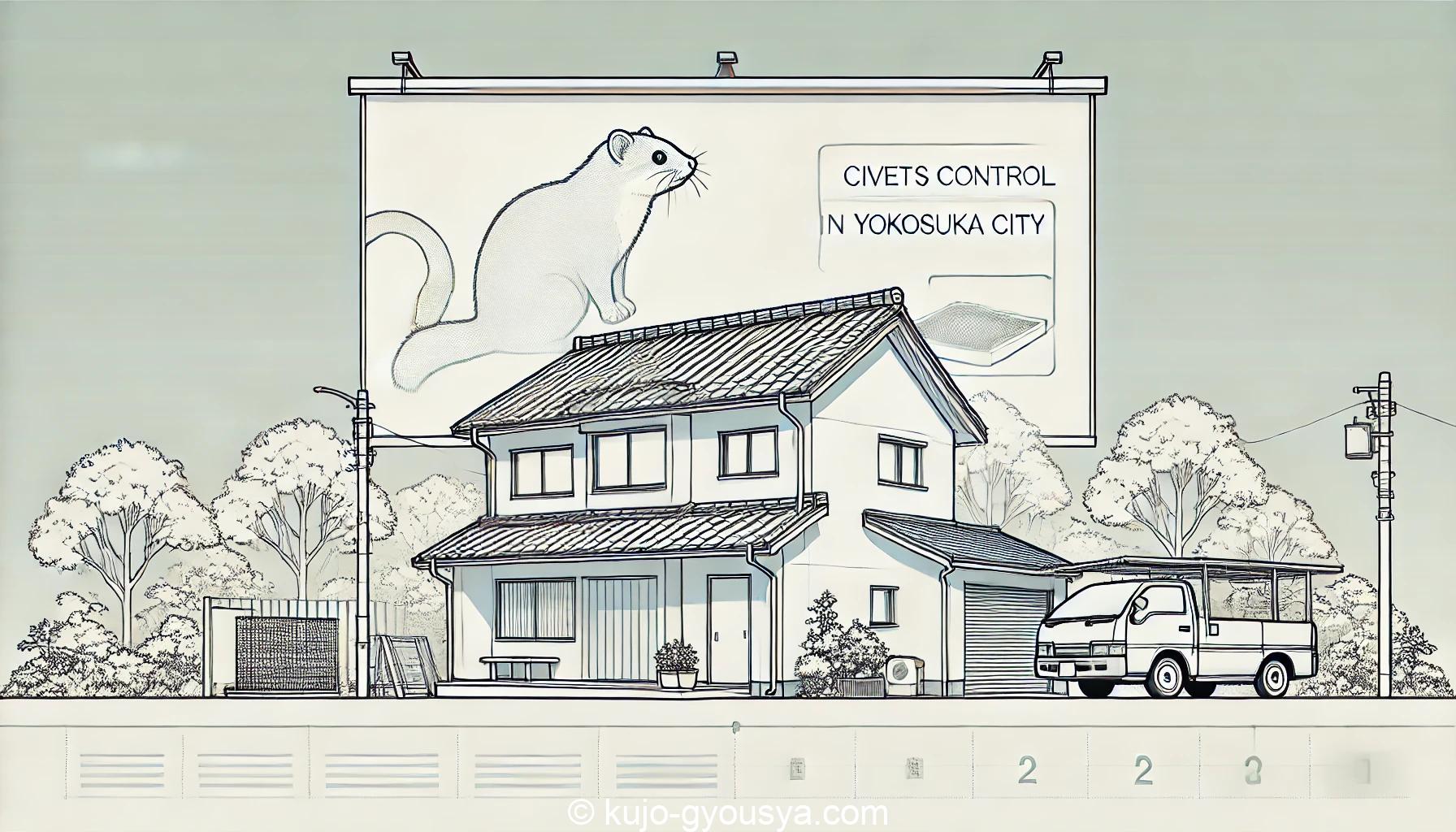 ハクビシン 駆除 横須賀市