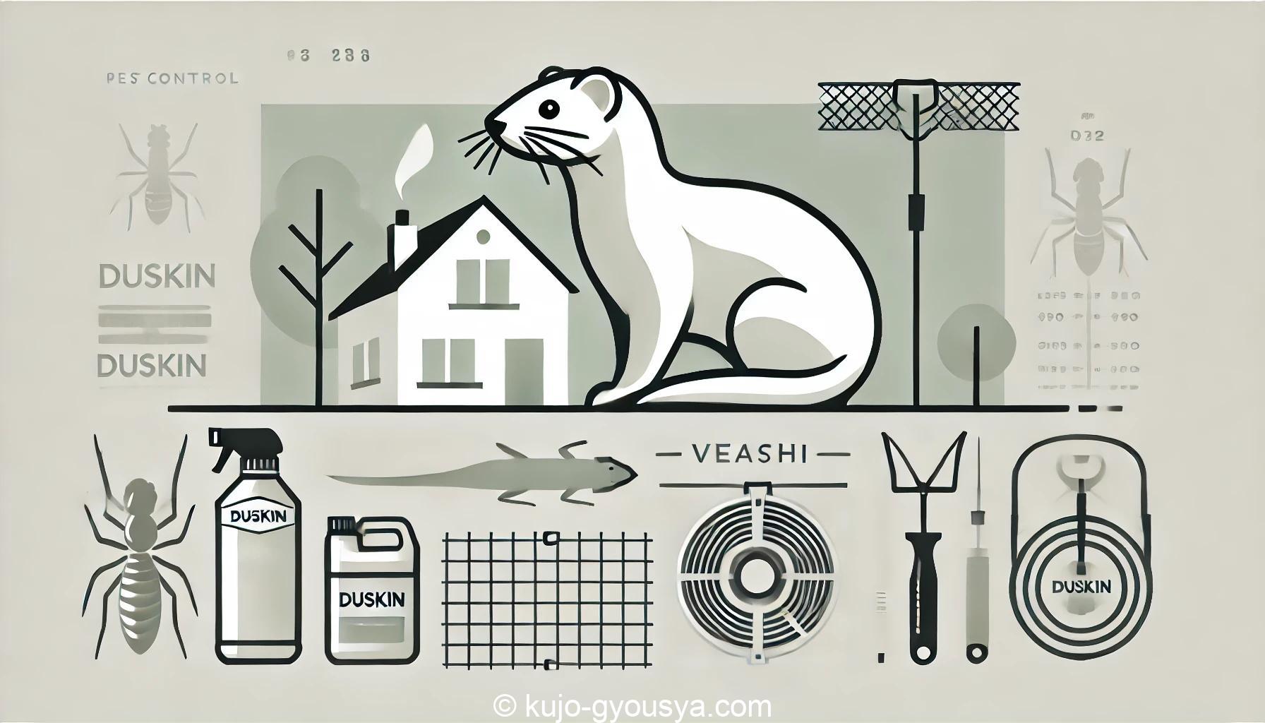 ダスキン イタチ 駆除