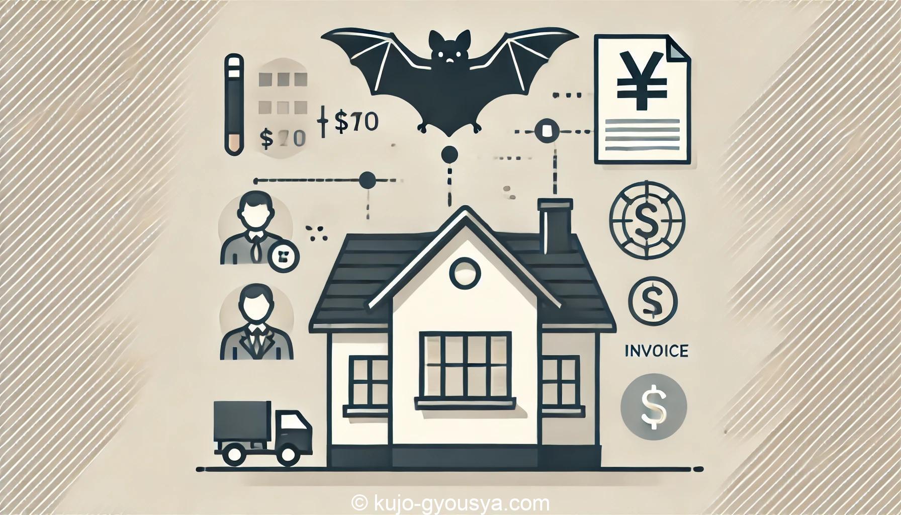 コウモリ 駆除 お金