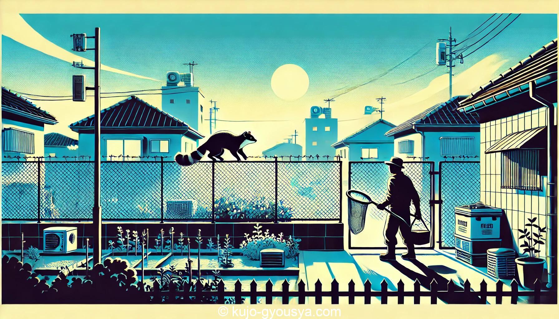 ハクビシン 駆除 東大阪市