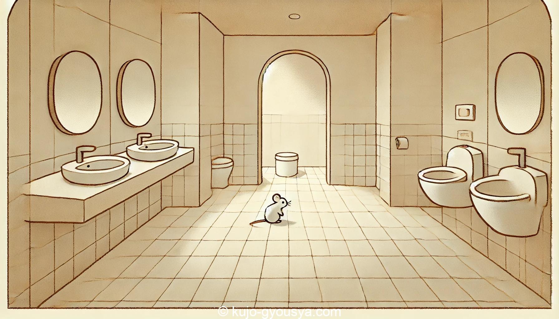 マンション トイレ ネズミ