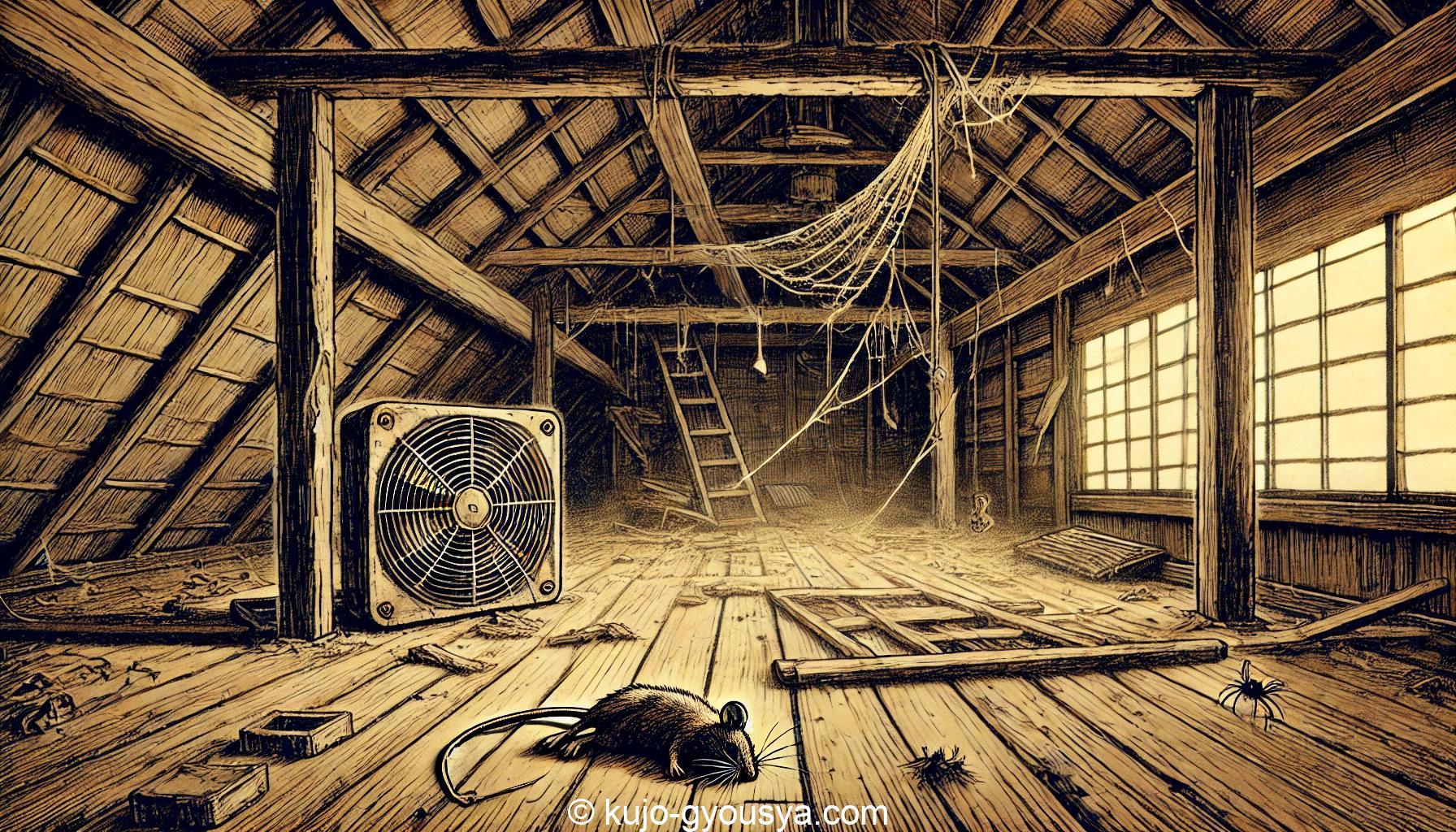 天井 裏 ネズミ 死骸