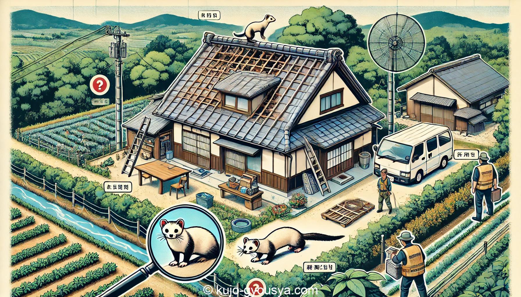 イタチ 駆除 岡山県